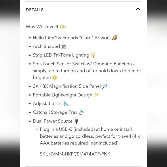 Impressions X Hello Kitty & Friends "Core" Arch Trifold - Picture 7 of 11